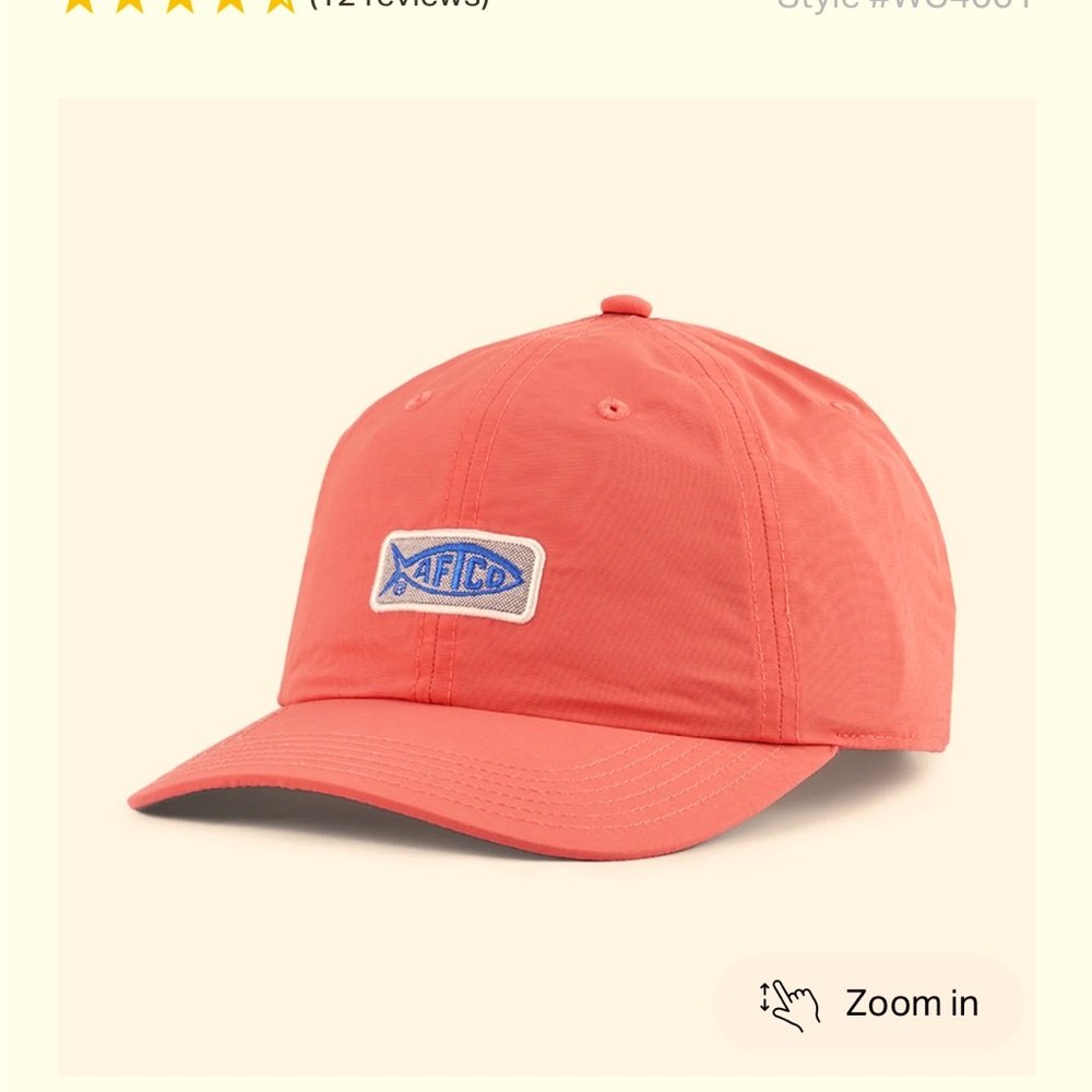 NWT womens AFTCO Original baseball hat